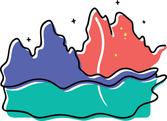 Unique Geographic Vector Icon for SEO