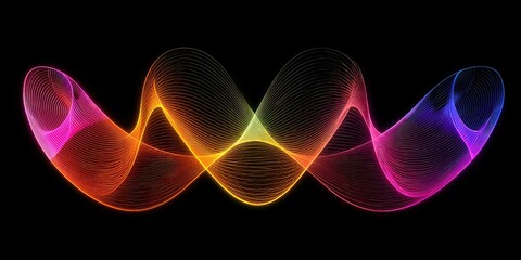A graph with sine and cosine waves drawn in vibrant colors.