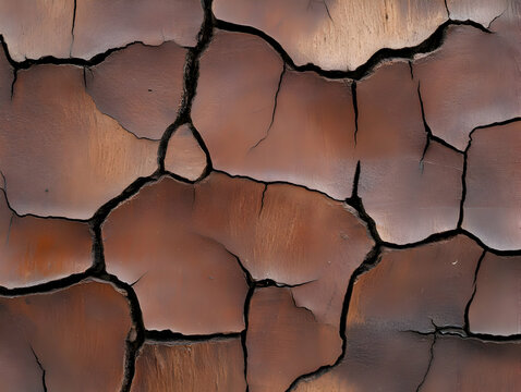 Cracked Earth Abstract Background