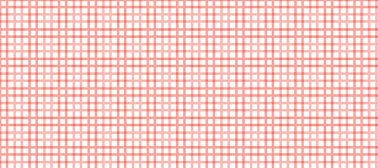 Red and white plaid fabric texture background