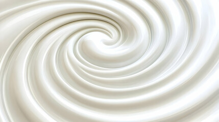 Creamy Swirl 3D Abstract Background