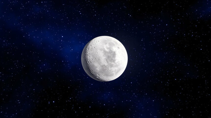 Celestial Moon Night Sky Illustration