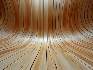 Curved Wood Background Illustration