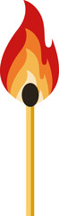 wooden match sticks fire