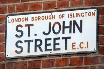 Obraz premium St. John Street in London, UK