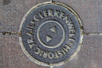 Clerkenwell Historic Trail in London, UK