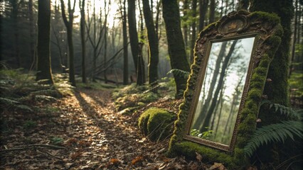mirror in the forest
