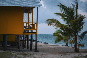 lifeguard hut on the beach