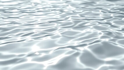 Abstract white transparent water shadow surface texture natural ripple background