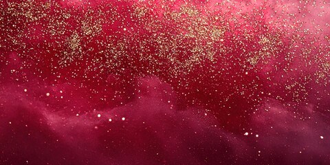  Gradient background with golden sparkles for valentine's day