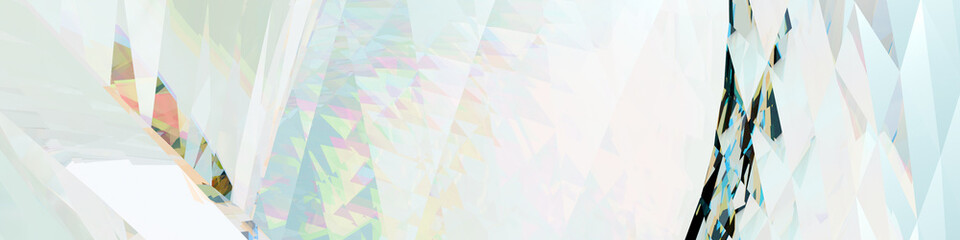 Naklejka premium Peaceful dispersed glass geometric graphic abstract background