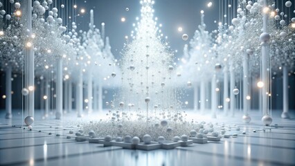 Abstract Luminescent Sphere Cascade in a Modern Setting