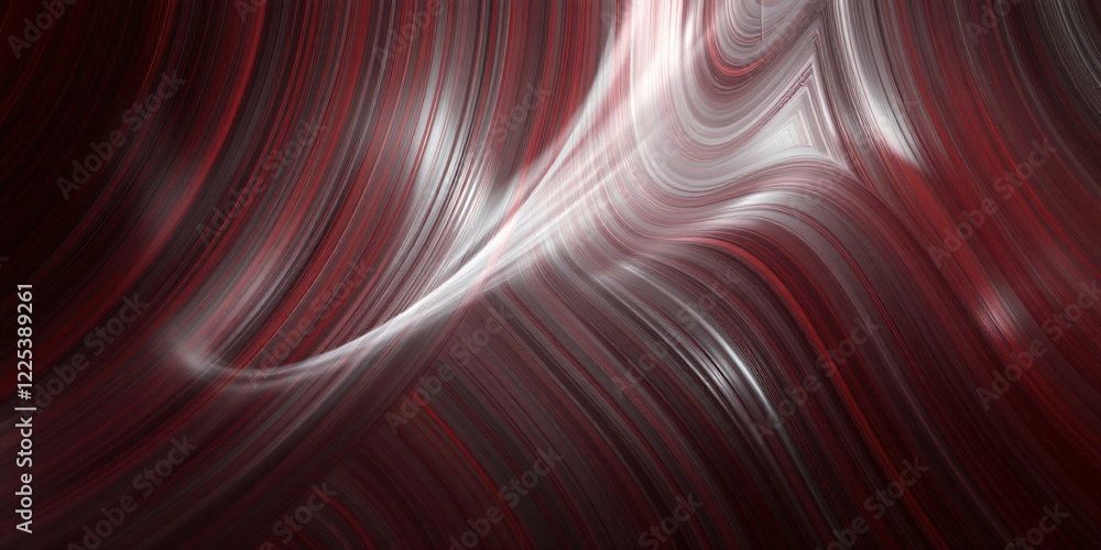Poster a dynamic abstract background showcasing a mesmerizing interplay of red, grey, and white striped pat