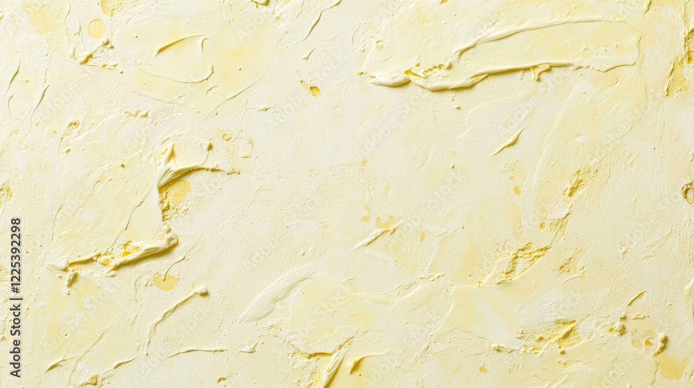 Poster textured light yellow cream background with subtle flecks and stains, perfect for showcasing design 