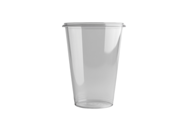 Crystal Clear Plastic Beverage Cup