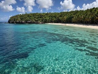 Fototapeta premium Getaway to the French Caribbean Archipelago Guadeloupe