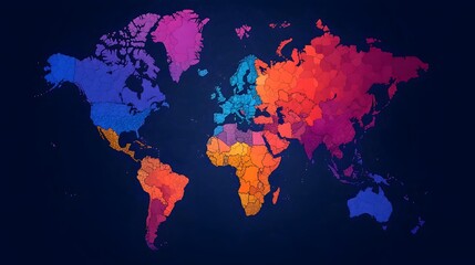 Interactive Sales Performance Map Showcasing Global Business Success Metrics