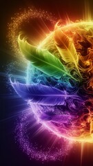 abstract fractal background 