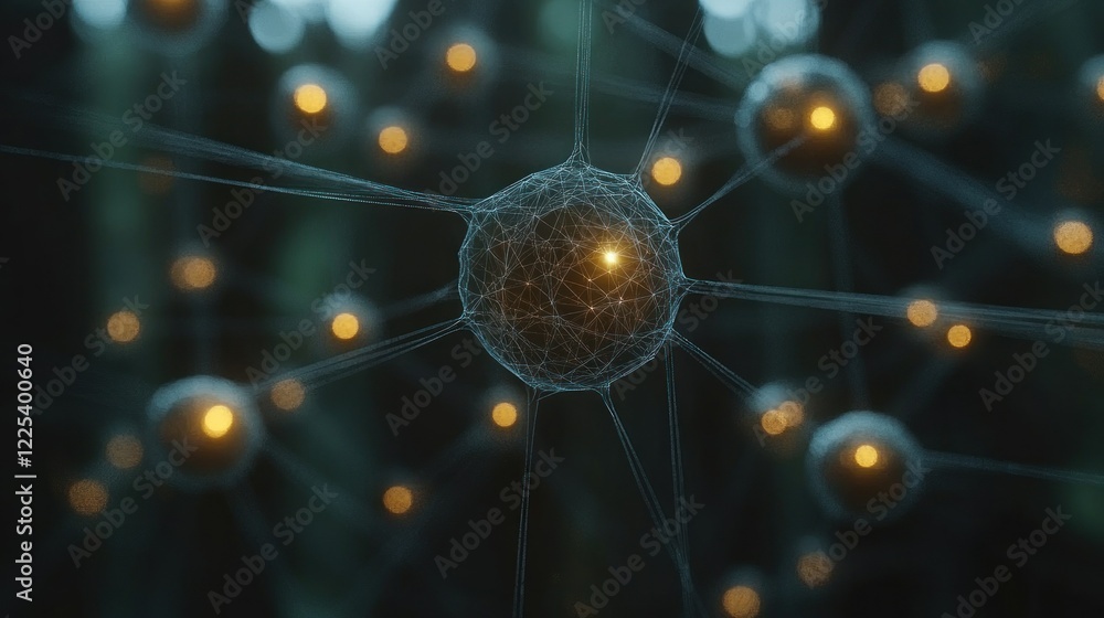 Poster neural network: a microscopic exploration of interconnected nodes