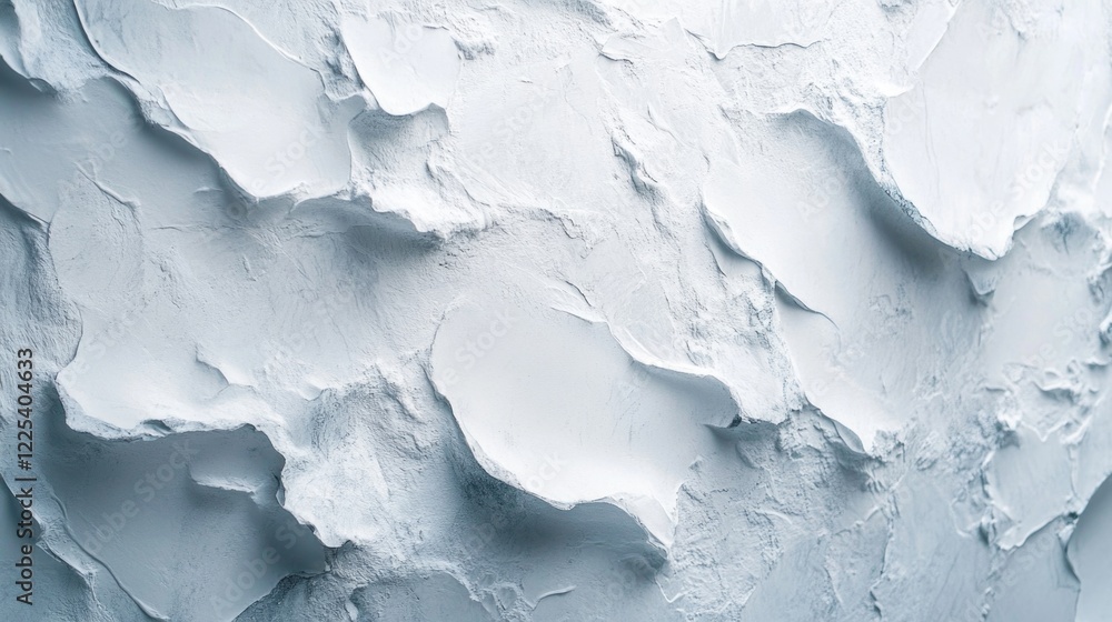 Poster textured white background with soft chiaroscuro highlighting abstract patterns in a smooth marble fi