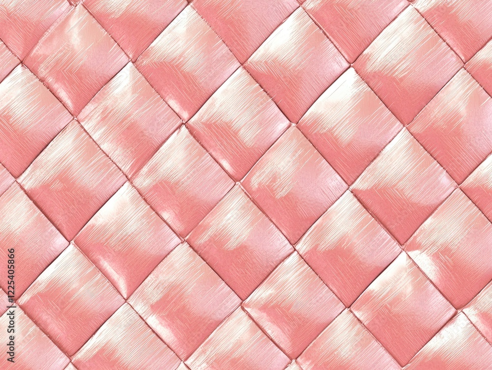 Poster pink weave pattern: a captivating seamless pattern of a delicate pink woven texture, featuring an in