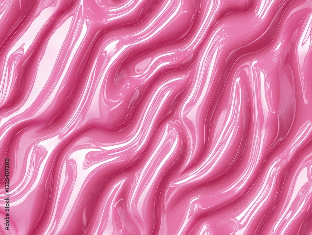 Poster pink abstract swirl: a captivating abstract background featuring a mesmerizing swirl of glossy, vibr