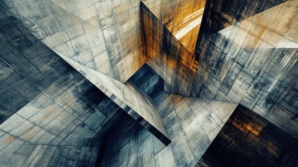 Abstract Concrete Architecture Geometric Design