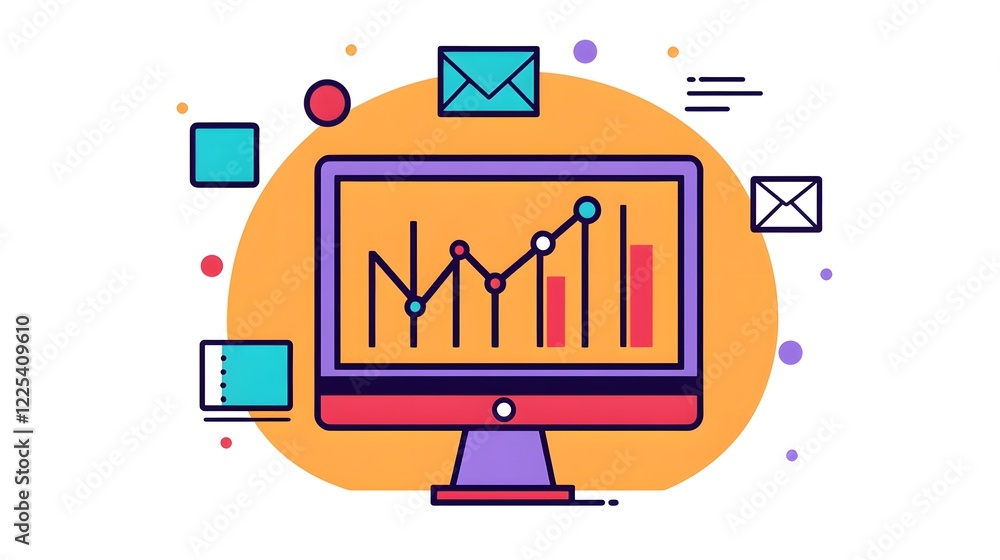 Aufkleber visualized data streams fueling ai-driven lead and sales conversions