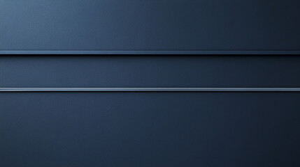 A matte dark blue backdrop with a single, thin silver stripe running horizontally.