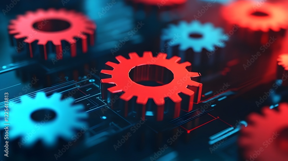 Poster automation and recruitment seamlessly integrated with digital gears and elements