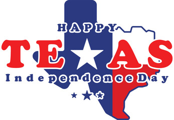 Happy Texas Independence Day – Patriotic Celebration Design