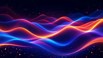 Obraz premium Modern digital abstract 3D background. Can be used in the description of network abilities, technological processes, digital storages, science, education, etc. Copy space. Based on Generative AI