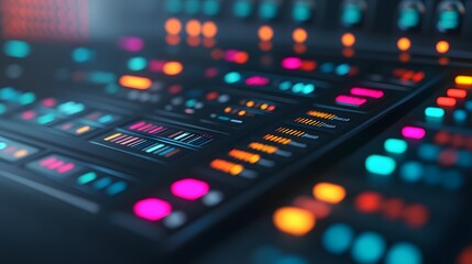 Developer Dashboard with Toggle Switches for Feature Activation,Clean Tech Design,3D