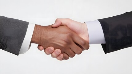 Confident Business Handshake Symbolizing Successful Partnership