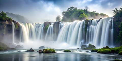 Fototapeta premium Majestic Waterfall Cascade