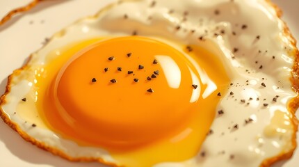 egg on a plate