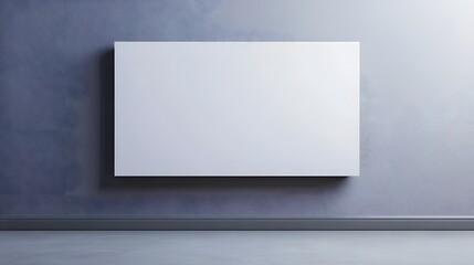 Blank Promotion Banner with Clean Lines and Modern 3D Design
