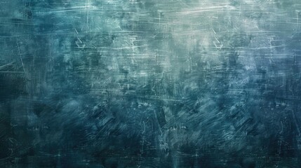 Blue Chalkboard for Educational Background with Copy Space