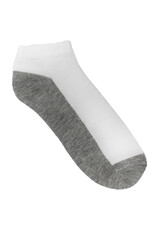 close up of  a pair of socks on white background with clipping path