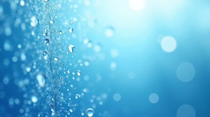 blue abstract background. dripping water texture background