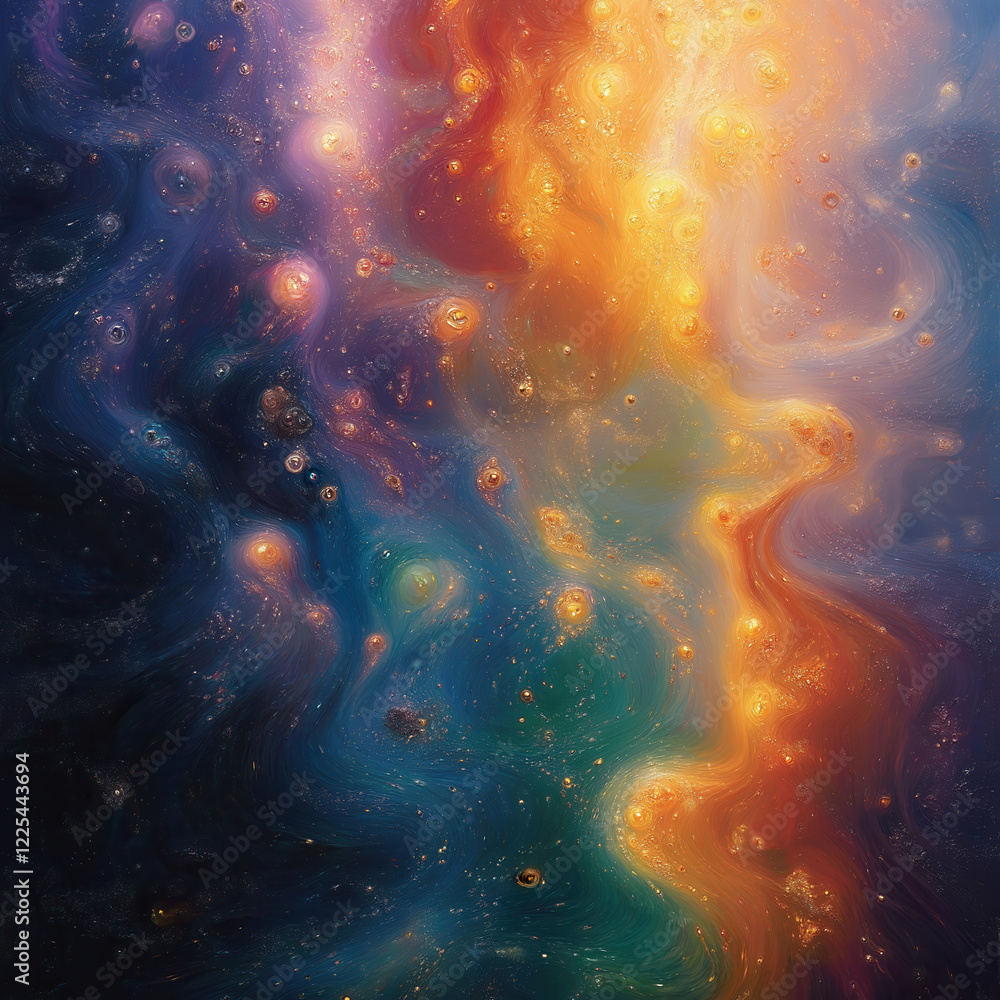 Poster abstract background with colorful texture.