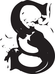 S word logo or alphabet s