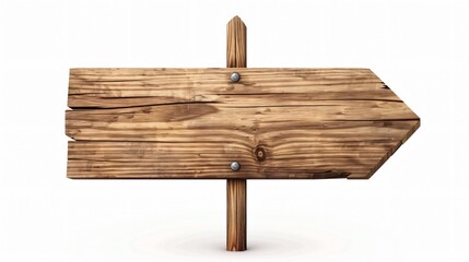 Realistic Wooden Signboard Isolated Vector for Professional Designs