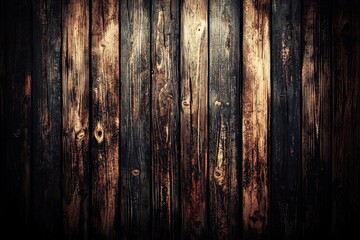 Rustic Wooden Plank Background with Unique Grain Patterns and Texture