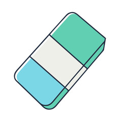 eraser icon, eraser vector illustration-simple illustration of eraser, perfect for eraser logos and icons