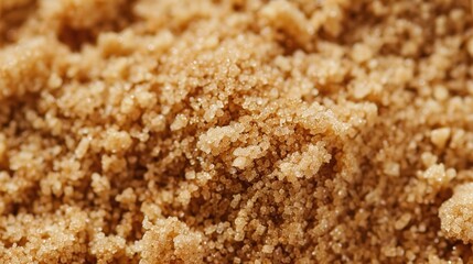 Top view of brown sugar pile