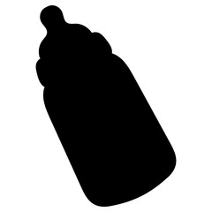 Baby Bottle Silhouette illustration