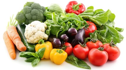 Variety of Vegetables for Healthy Eating and Product Display