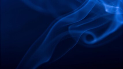 Fototapeta premium Abstract Blue Smoke Swirls 