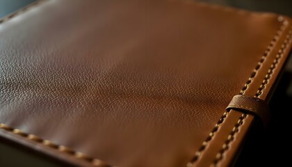 a close up of a wallet on a table